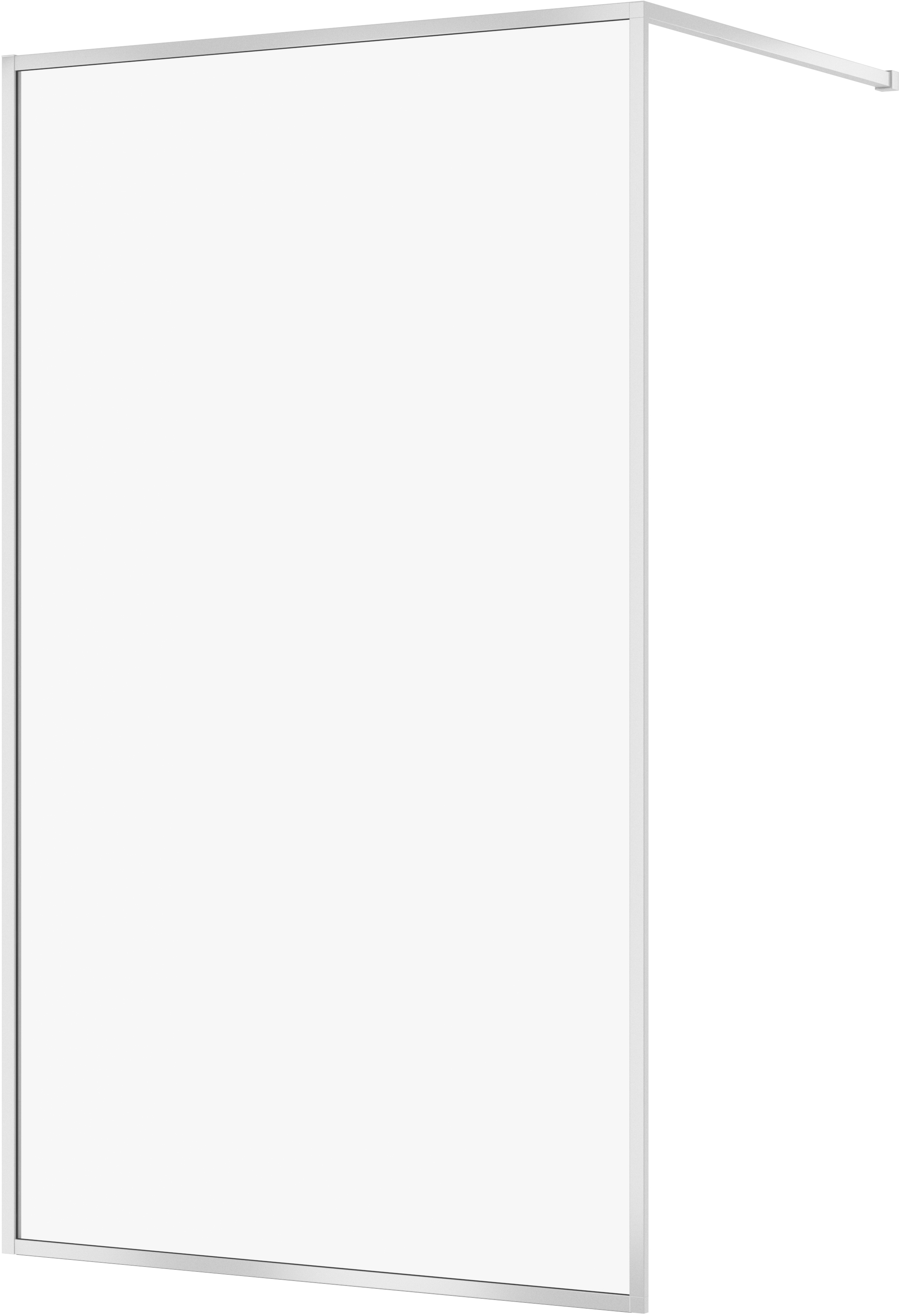 Cersanit Larga mampara de ducha walk-in 120 cm cromo brillante/vidrio transparente S932-137