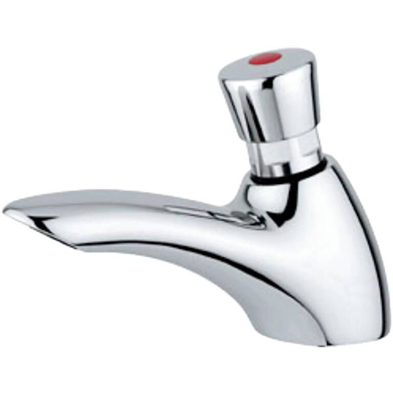 Faneco grifo para lavabo de pie pulsador cromo FAN9090
