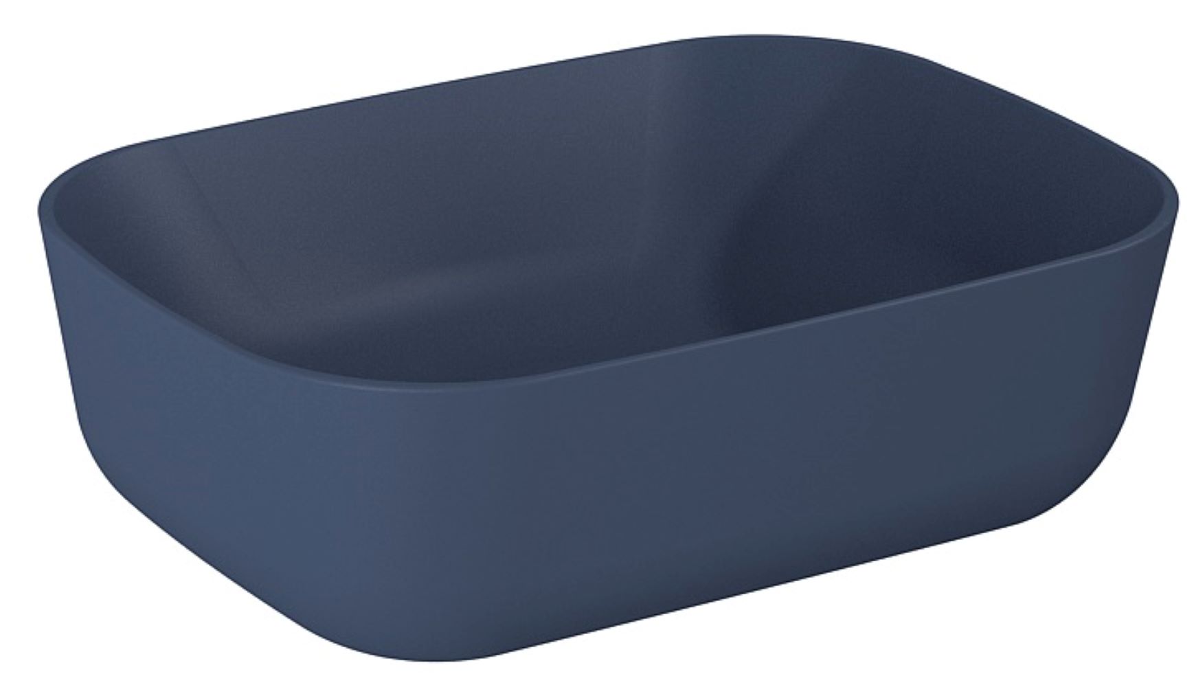Elita Reni lavabo 45.5x32.5 cm rectangular sobre encimera azul RE040460037030