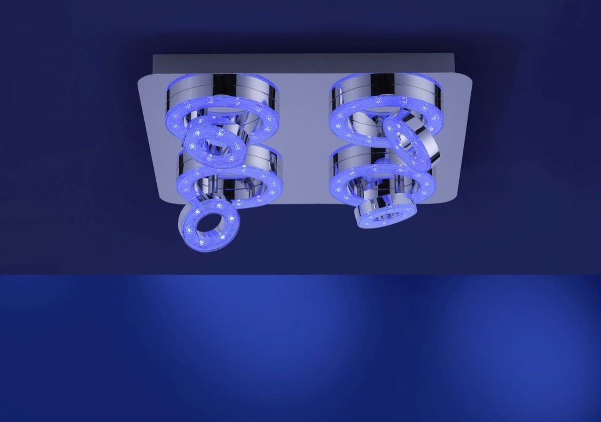 Just Light Lola Smart Tim lámpara de techo x3.1 W cromo 14662-17