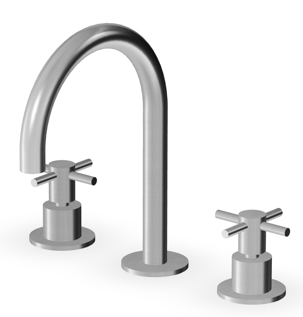 Zucchetti Helm grifo para lavabo de pie acero ZHM515.X