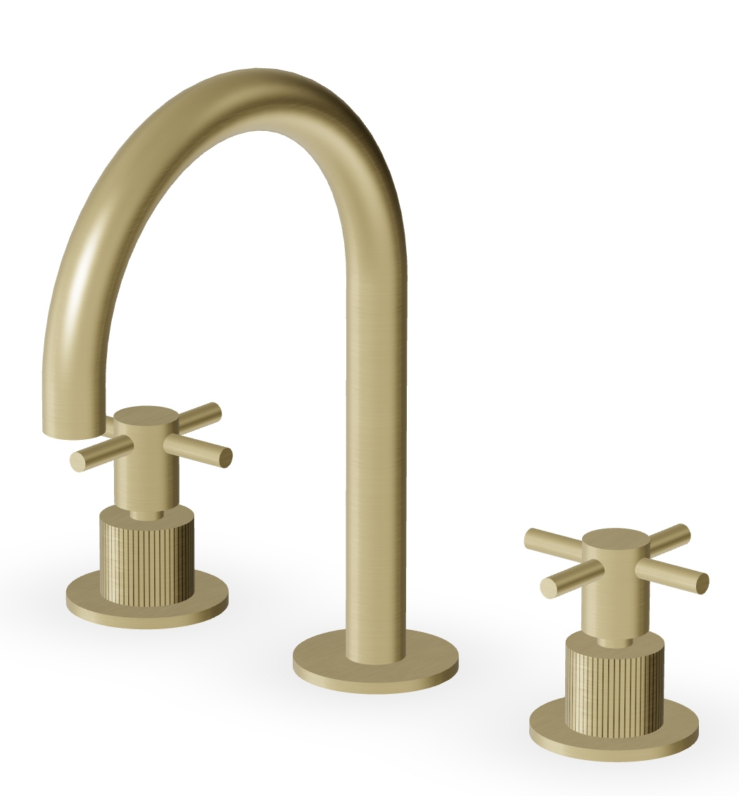Zucchetti Helm grifo para lavabo de pie oro ZHM515.XP31G2