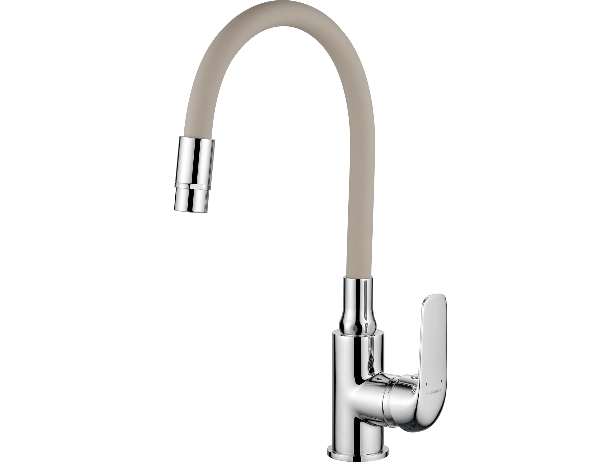 Kuchinox Elza grifo de cocina de pie cromo-beige BKE462D