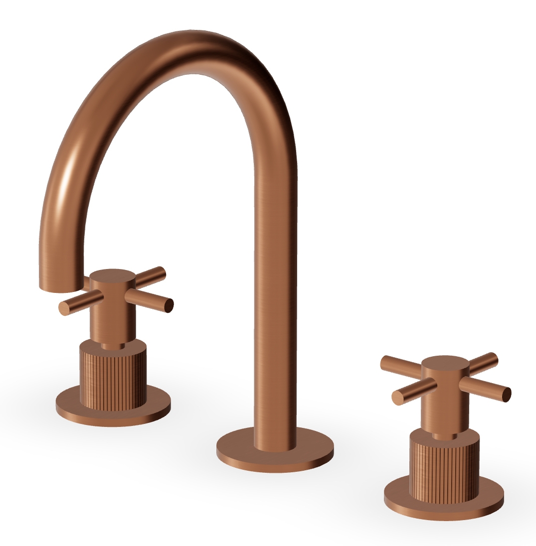 Zucchetti Helm grifo para lavabo de pie cobre ZHM515.XP91G2
