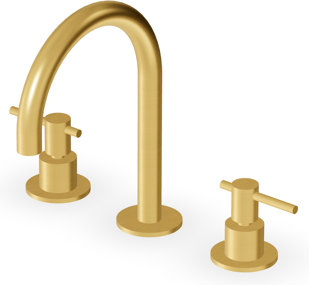 Zucchetti Helm grifo para lavabo de pie oro ZHL515.XP41