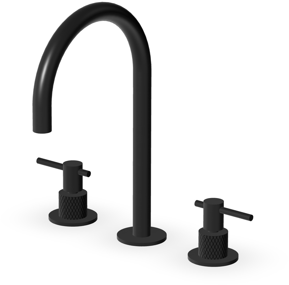 Zucchetti Helm grifo para lavabo de pie negro ZHL516.XP81G3