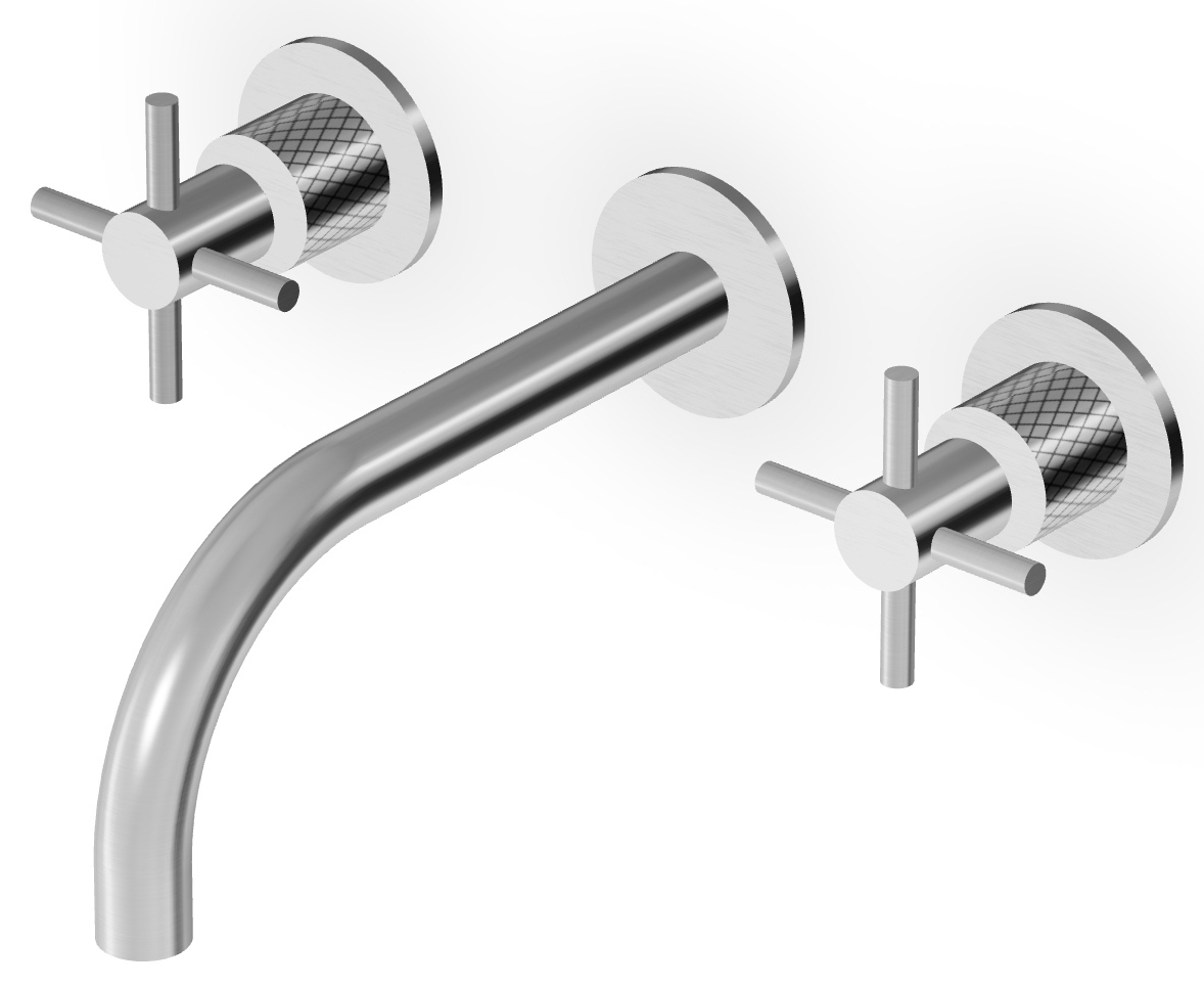 Zucchetti Helm grifo para lavabo empotrado acero ZHM760.XG3