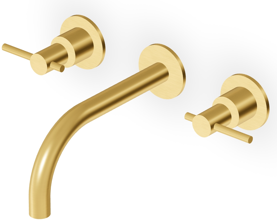 Zucchetti Helm grifo para lavabo empotrado oro ZHL760.XP41
