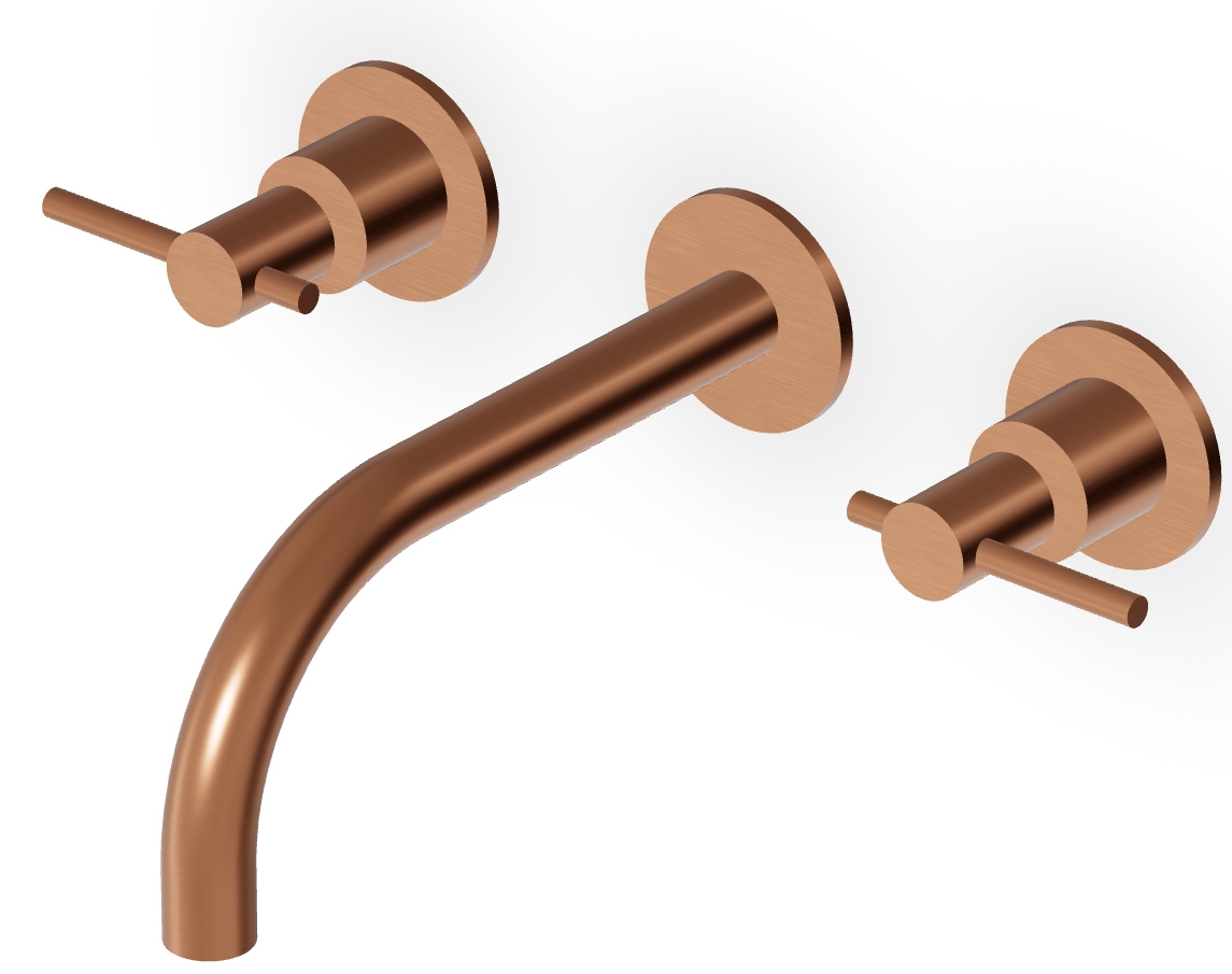 Zucchetti Helm grifo para lavabo empotrado cobre ZHL760.XP91