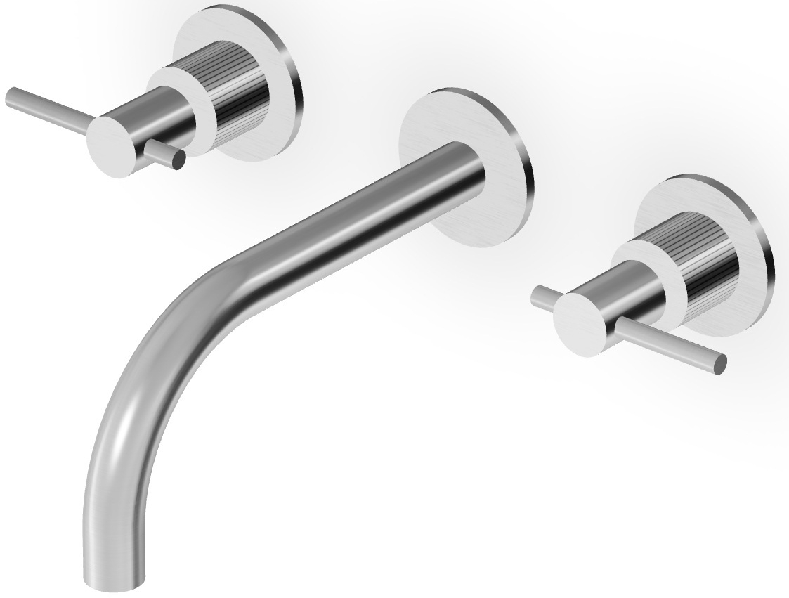 Zucchetti Helm grifo para lavabo empotrado acero ZHL760.XG2