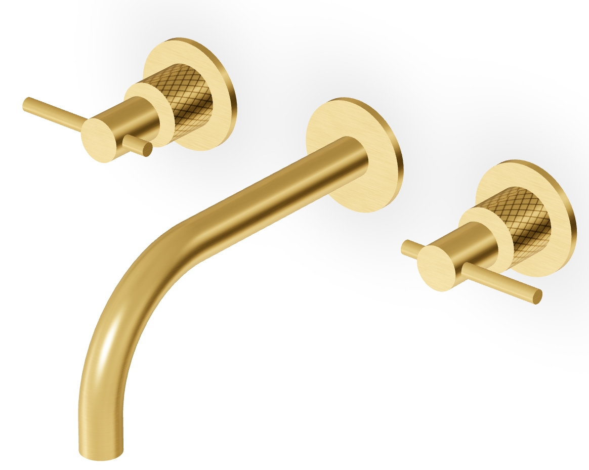 Zucchetti Helm grifo para lavabo empotrado oro ZHL760.XP41G3
