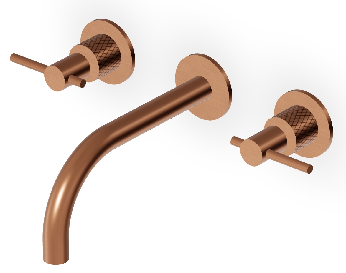 Zucchetti Helm grifo para lavabo empotrado cobre ZHL760.XP91G3