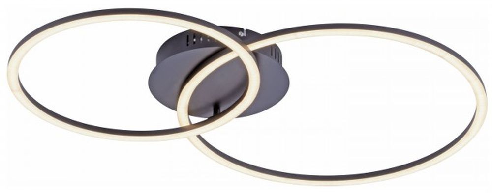 Just Light Ivanka lámpara de techo 2x14 W negro 14537-18