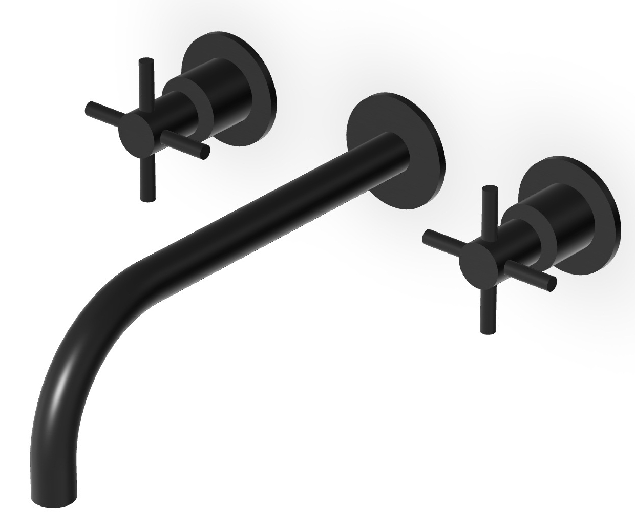 Zucchetti Helm grifo para lavabo empotrado negro ZHM761.XP81