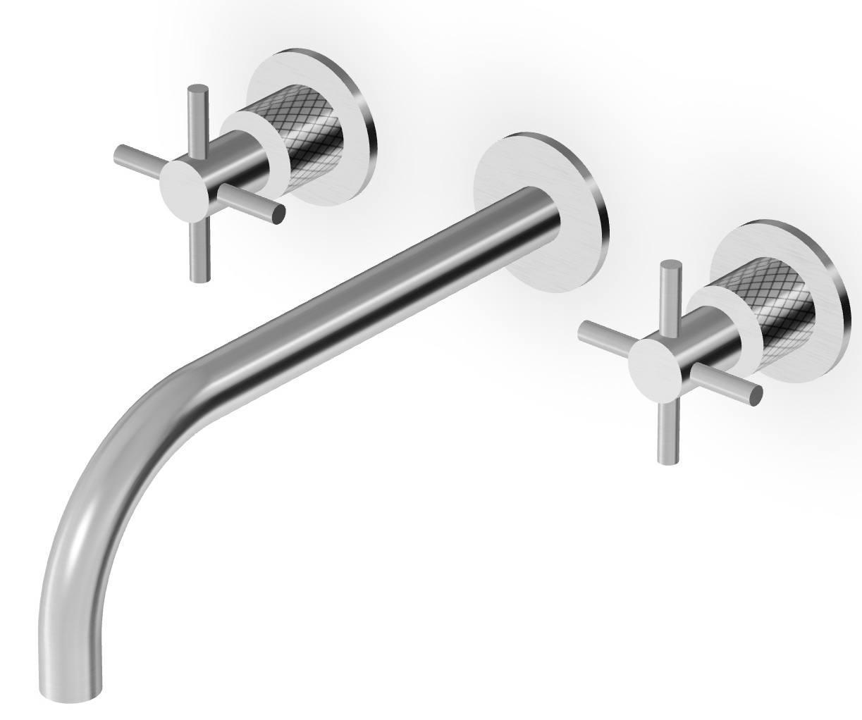 Zucchetti Helm grifo para lavabo empotrado acero ZHM761.XG3