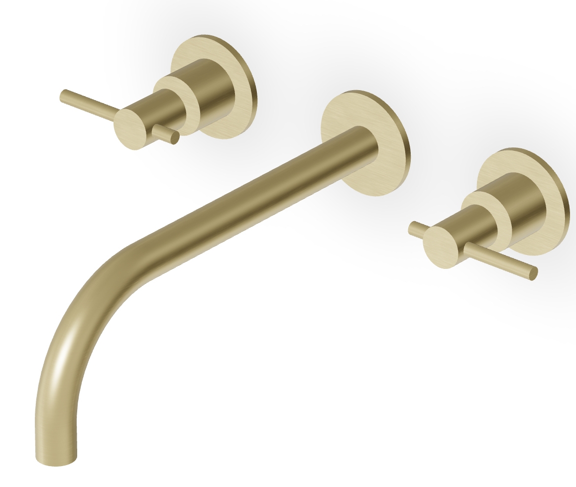 Zucchetti Helm grifo para lavabo empotrado oro ZHL761.XP31