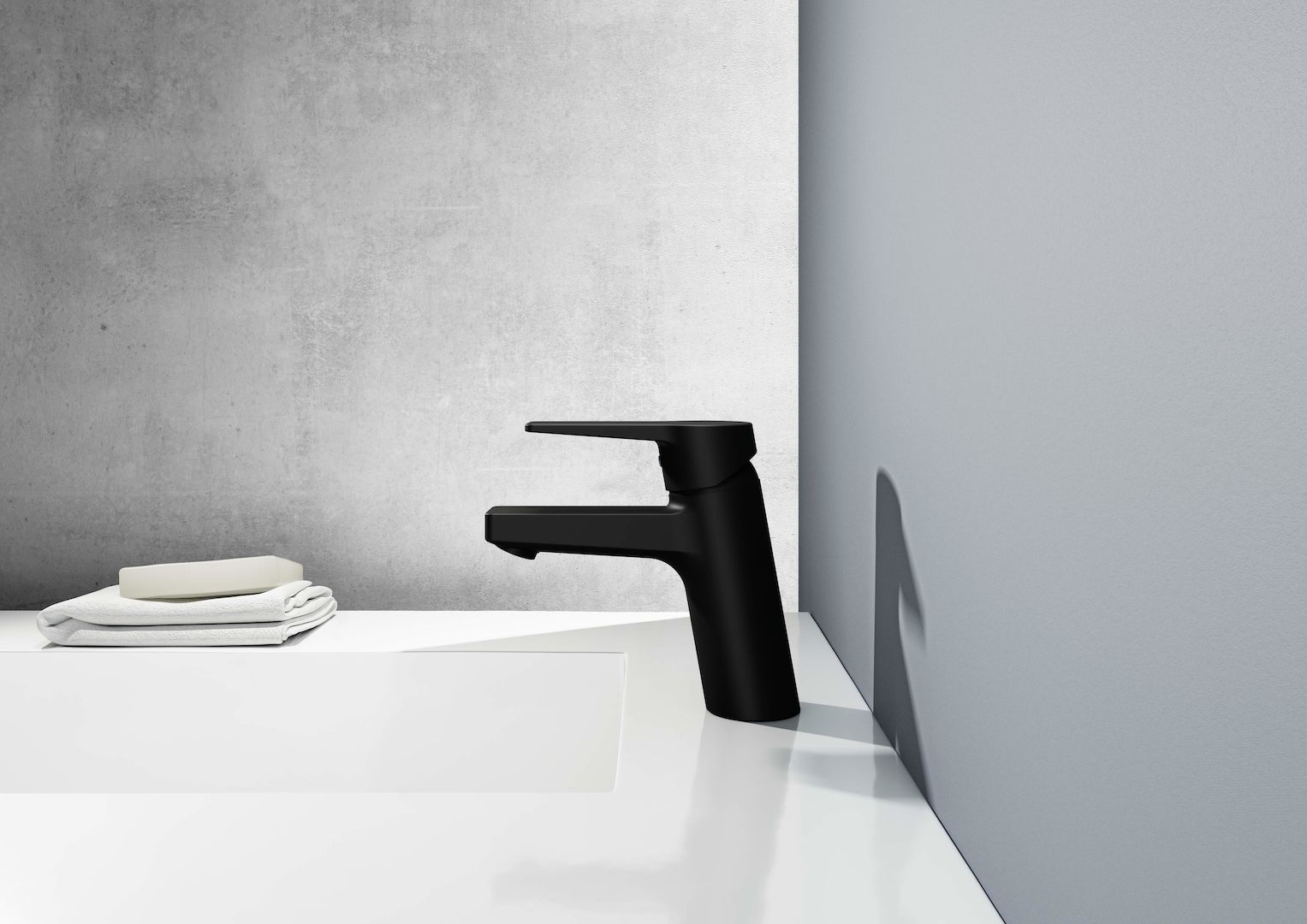 Oras Twista grifo para lavabo de pie negro 3810F-33