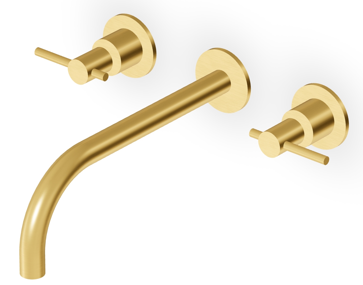 Zucchetti Helm grifo para lavabo empotrado oro ZHL761.XP41
