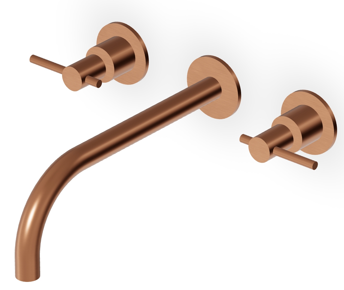 Zucchetti Helm grifo para lavabo empotrado cobre ZHL761.XP91