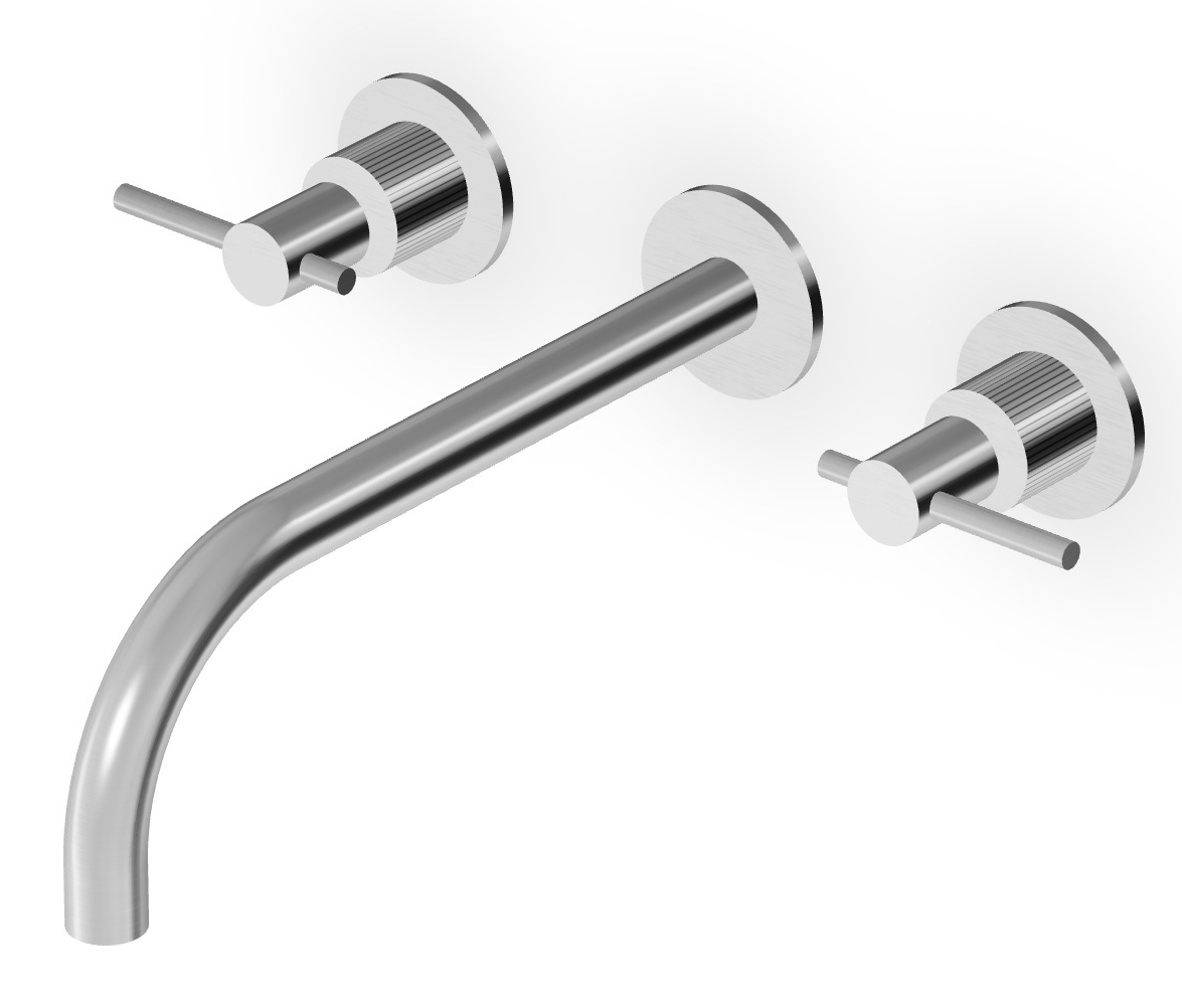 Zucchetti Helm grifo para lavabo empotrado acero ZHL761.XG2