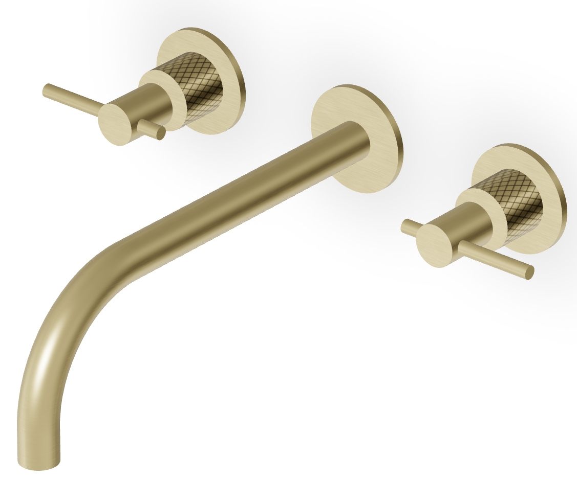 Zucchetti Helm grifo para lavabo empotrado oro ZHL761.XP31G3