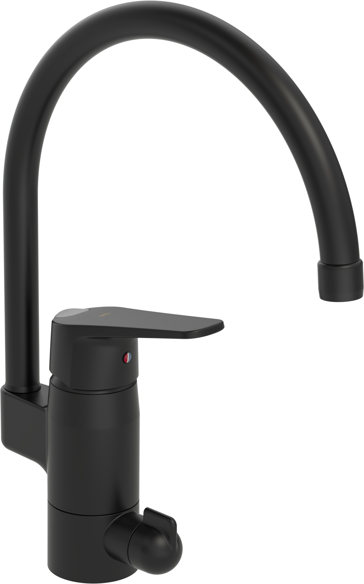 Oras Vega grifo de cocina de pie negro 1839FG-33