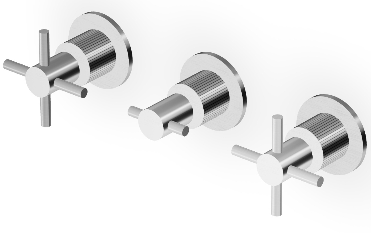 Zucchetti Helm grifo para lavabo empotrado acero ZHM695.XG2