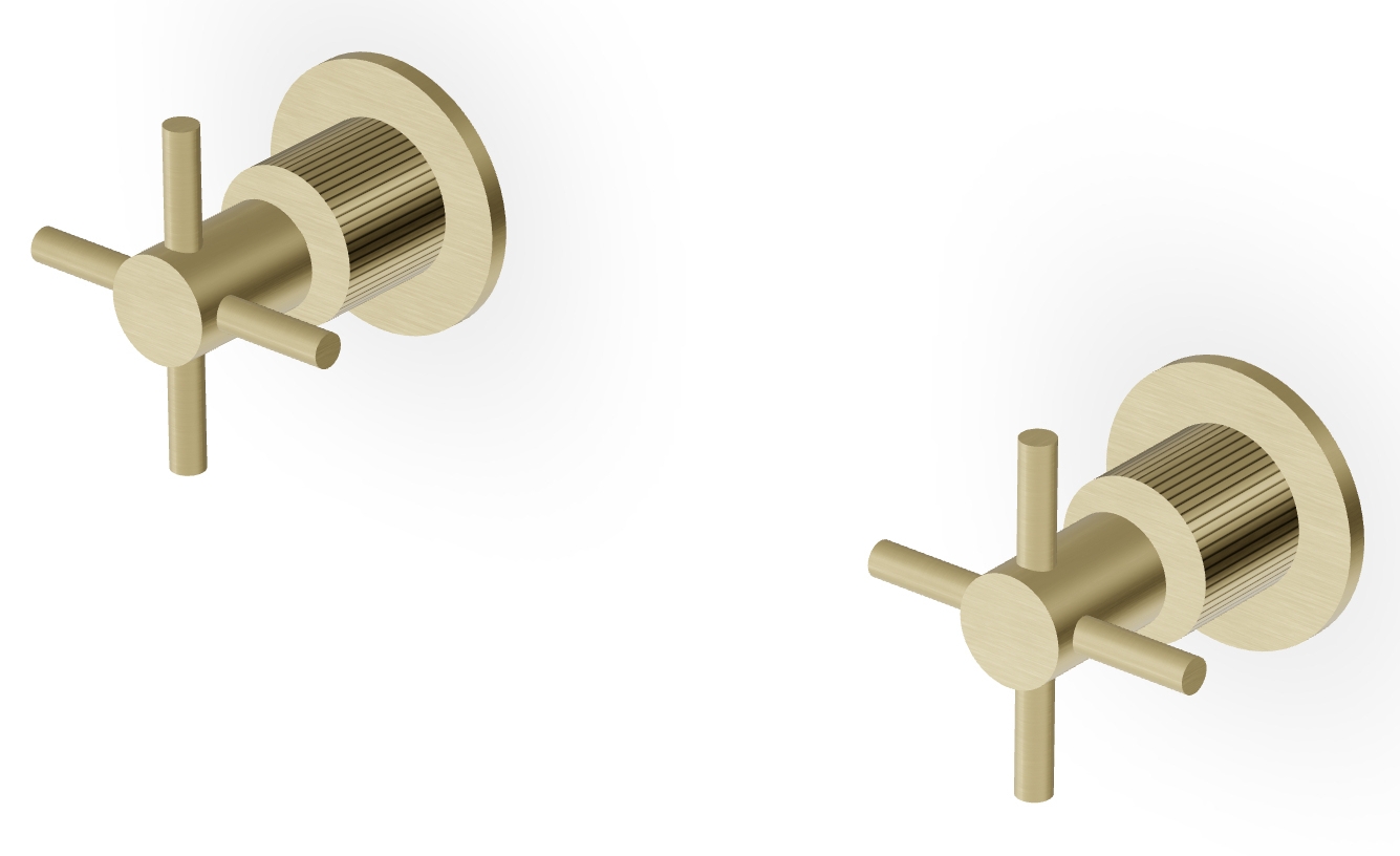 Zucchetti Helm grifo para ducha empotrado oro ZHM738.XP31G2