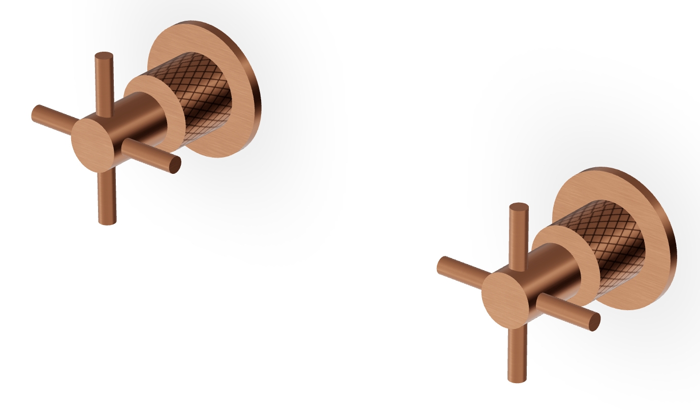 Zucchetti Helm grifo para ducha empotrado cobre ZHM738.XP91G3