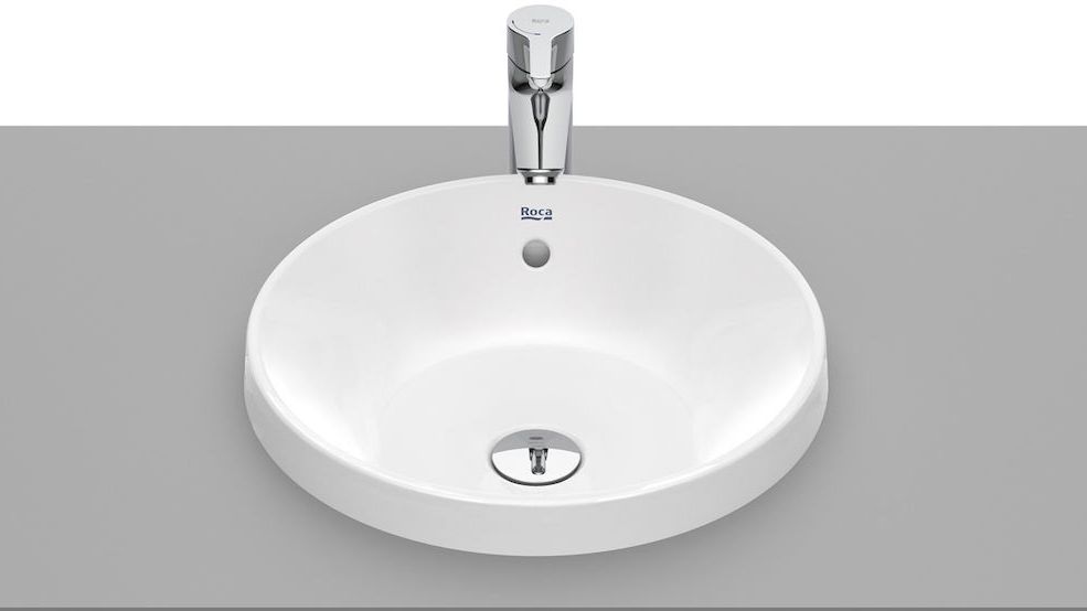 Roca Gap lavabo 39x39 cm circular empotrado blanco A3270Y3000
