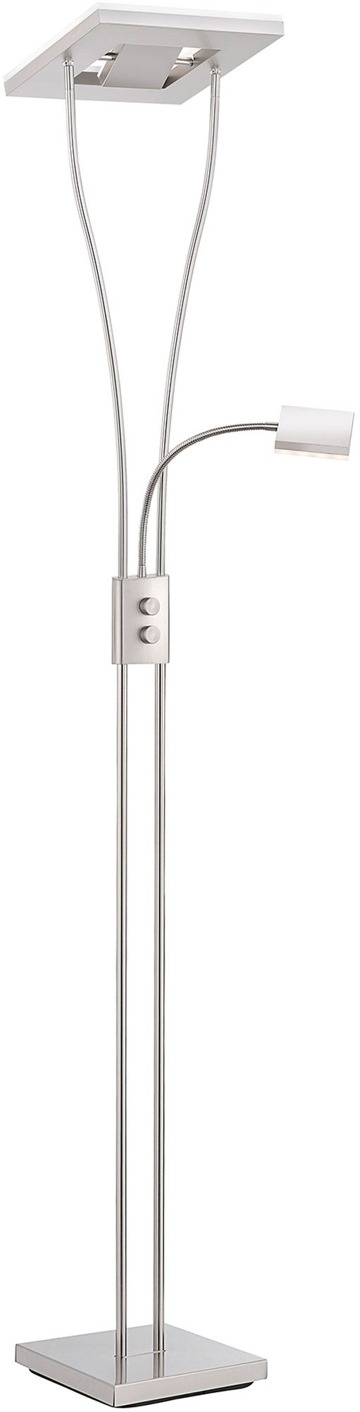 Just Light Helia lámpara de pie 3x16.8 W acero 11776-55