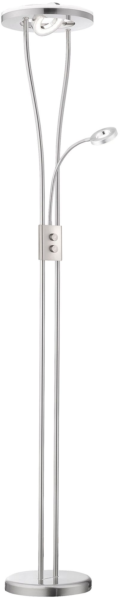 Just Light Helia lámpara de pie 3x16.8 W acero 11778-55