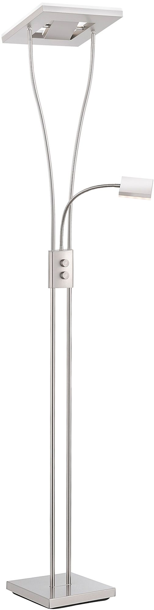 Just Light Helia lámpara de pie 3x16 W acero 11780-55
