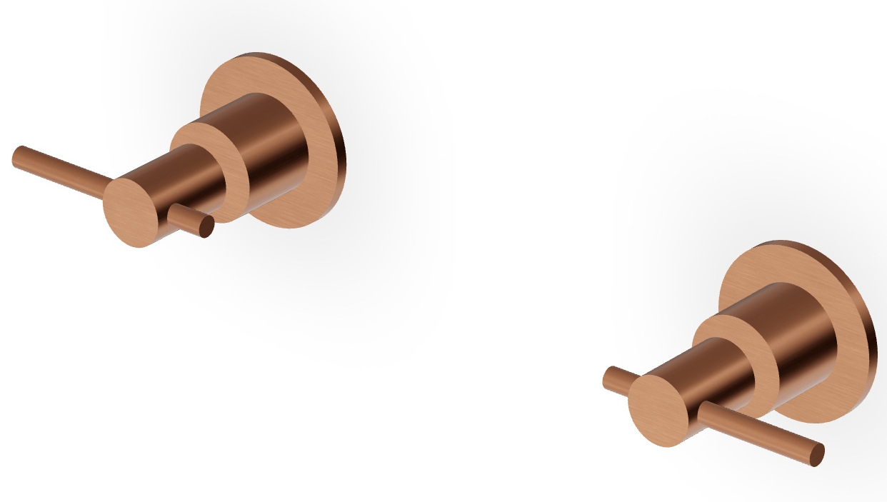 Zucchetti Helm grifo para ducha empotrado cobre ZHL738.XP91