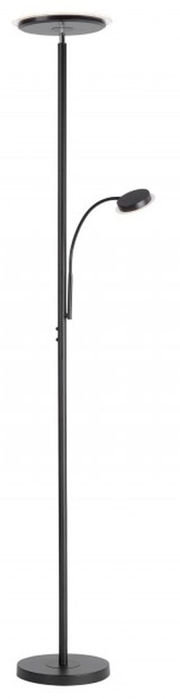 Just Light Hans lámpara de pie 2x22 W negro 11709-18