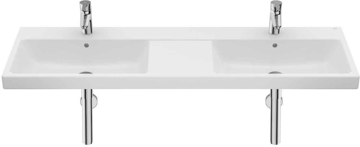 Roca Gap lavabo 140x46 cm rectangular clásico-doble blanco A3270MU000