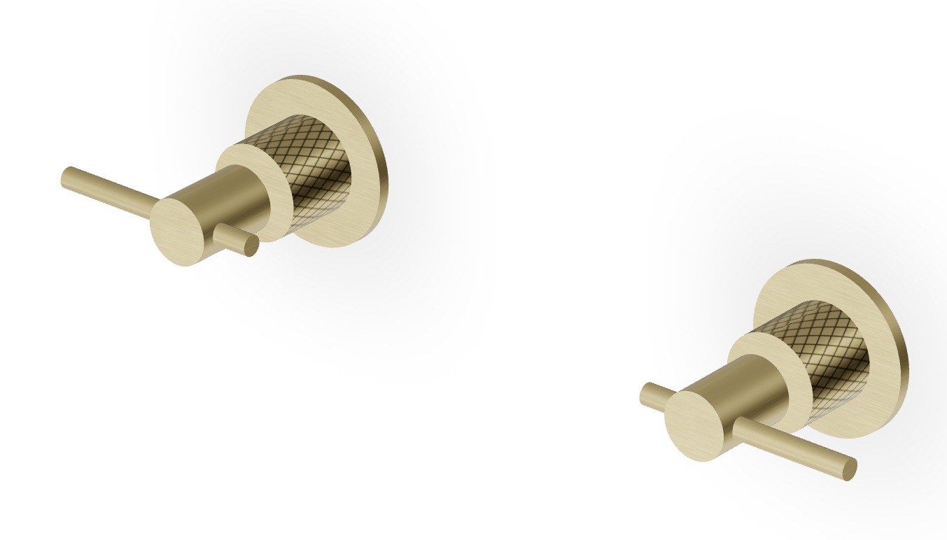 Zucchetti Helm grifo para ducha empotrado oro ZHL738.XP31G3