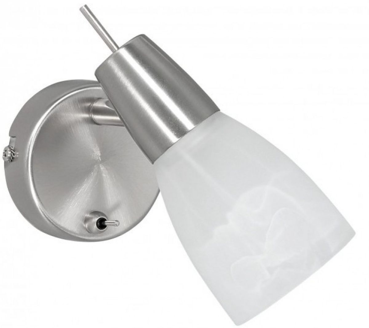 Just Light Julia lámpara de pared 1x4 W blanco-acero 11861-55