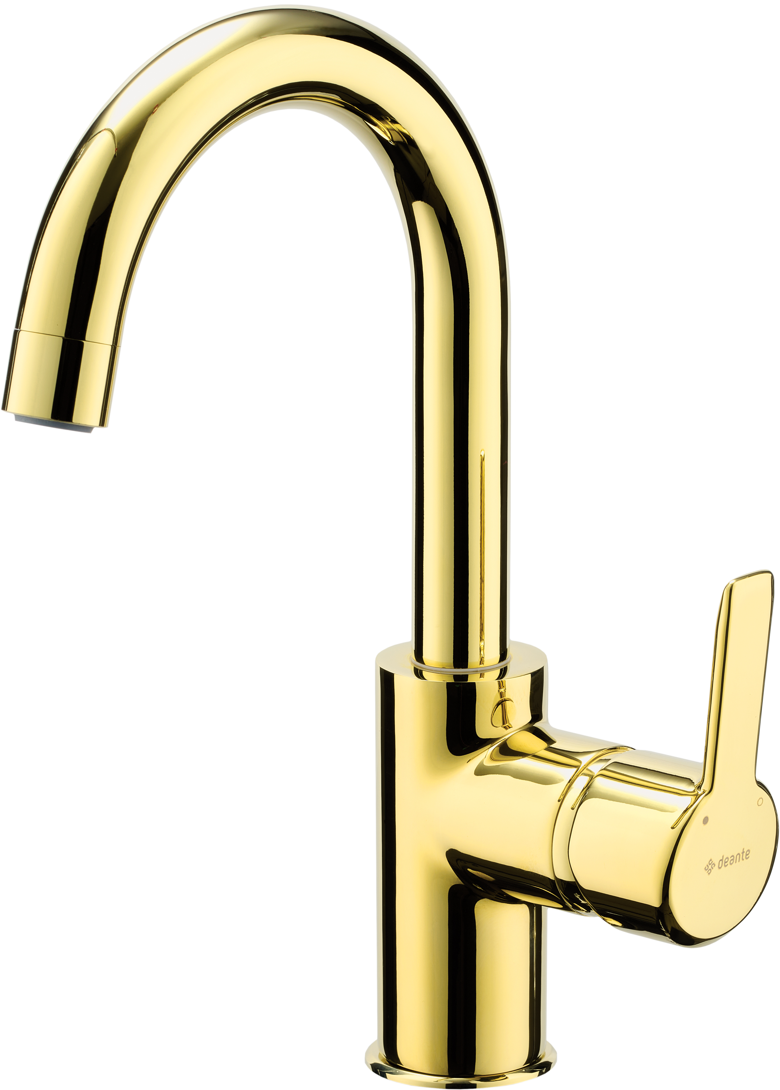 Deante Arnika grifo para lavabo de pie oro BQA_Z24M