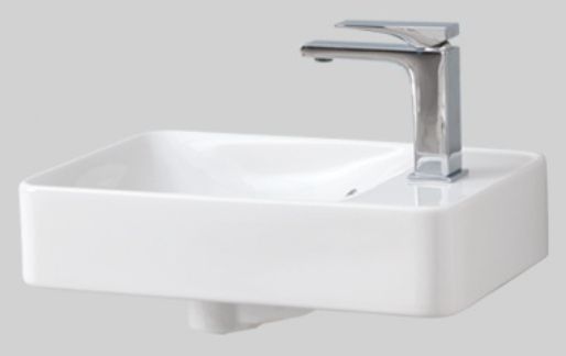 Art Ceram Savon lavabo 45x27 cm rectangular clásico blanco brillante LML00301;00