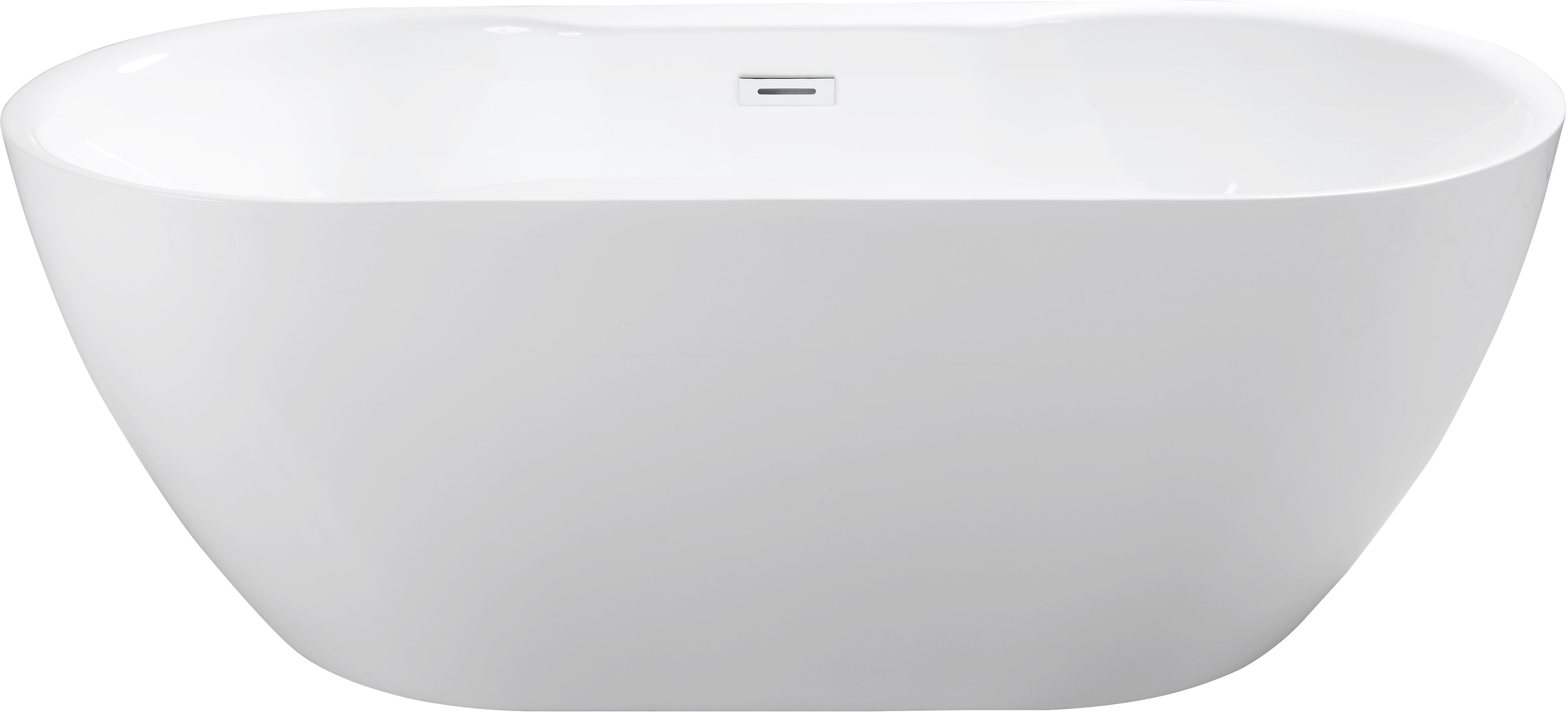 Besco Navia bañera exenta 140x75 cm oval blanco #WAS-140-NCZ