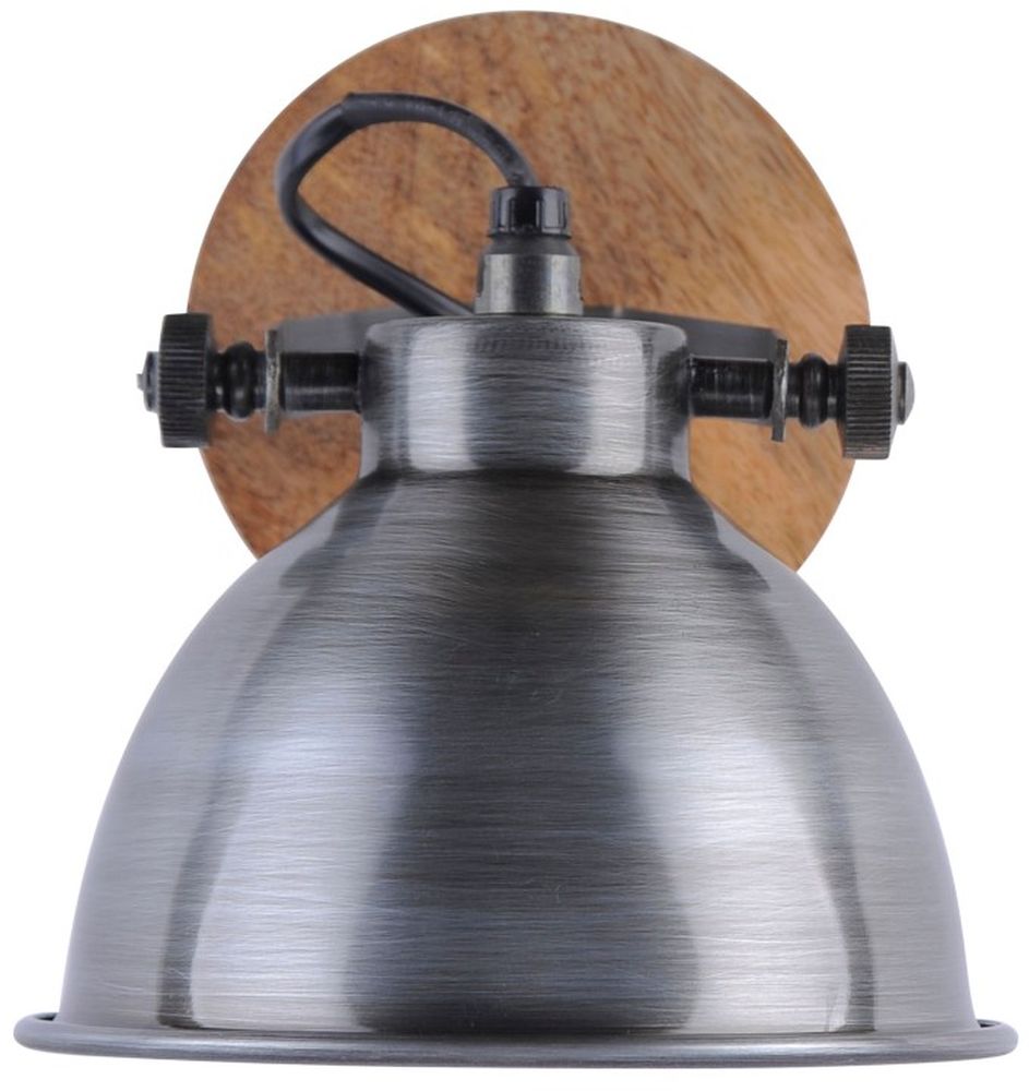 Just Light Samia lámpara de pared 1x40 W madera-hierro 11981-77