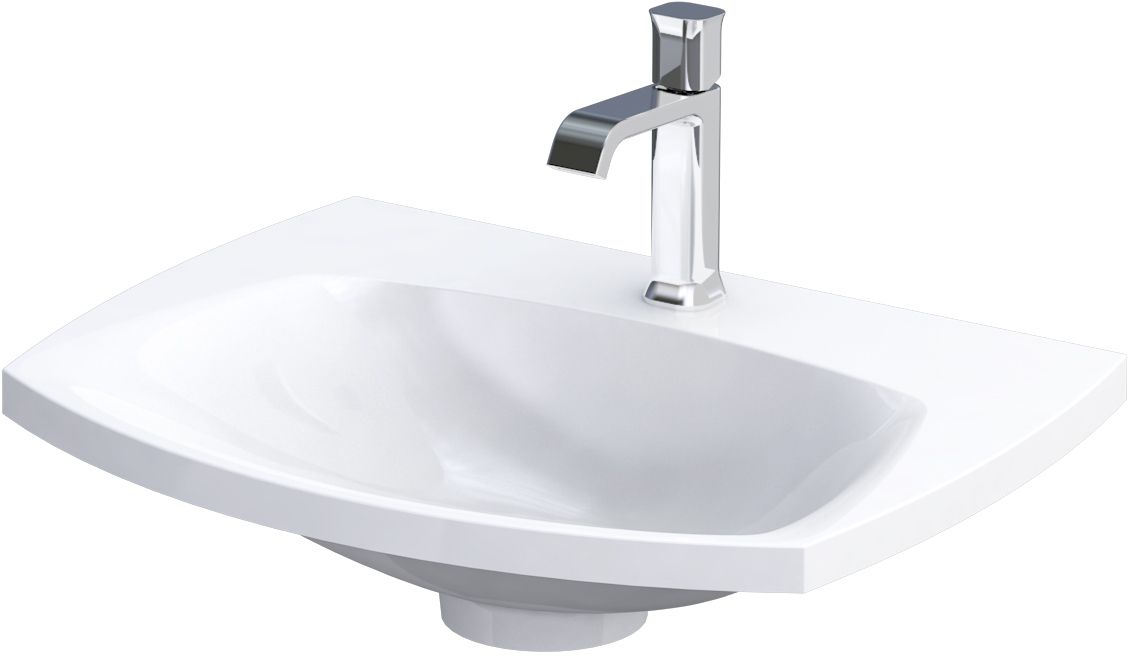 Oristo Louis lavabo 62x48 cm rectangular para mueble blanco UME-LU-62-92