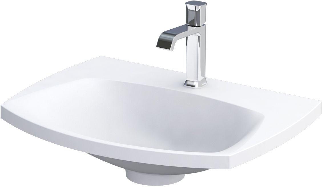 Oristo Louis lavabo 62x48 cm rectangular para mueble blanco UME-LU-62-93