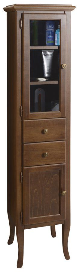 Sapho Retro armario 40x36x170 cm de pie, lateral haya 1663