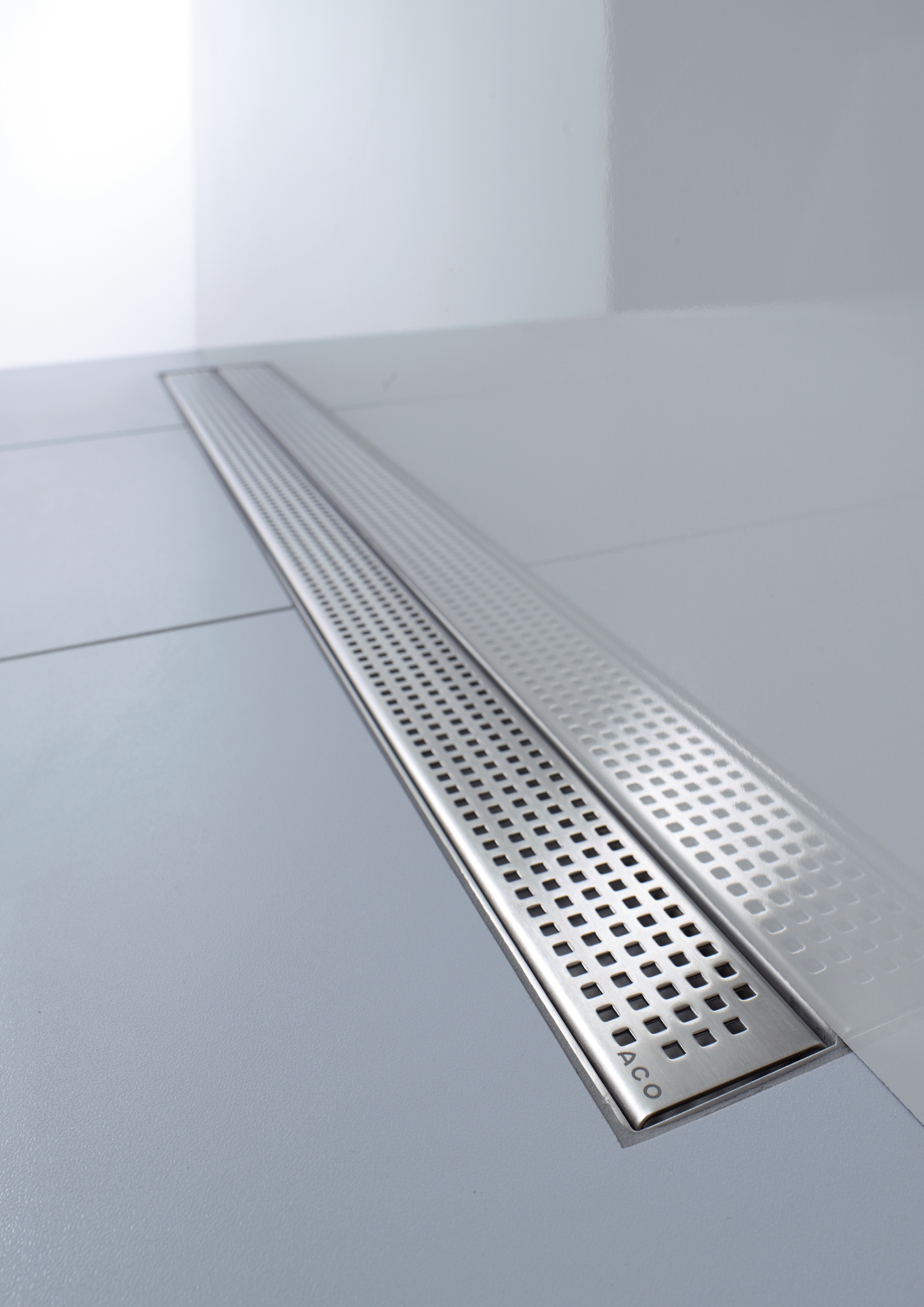 ACO ShowerDrain C rejilla de desagüe lineal 88.5 cm acero 9010.88.70