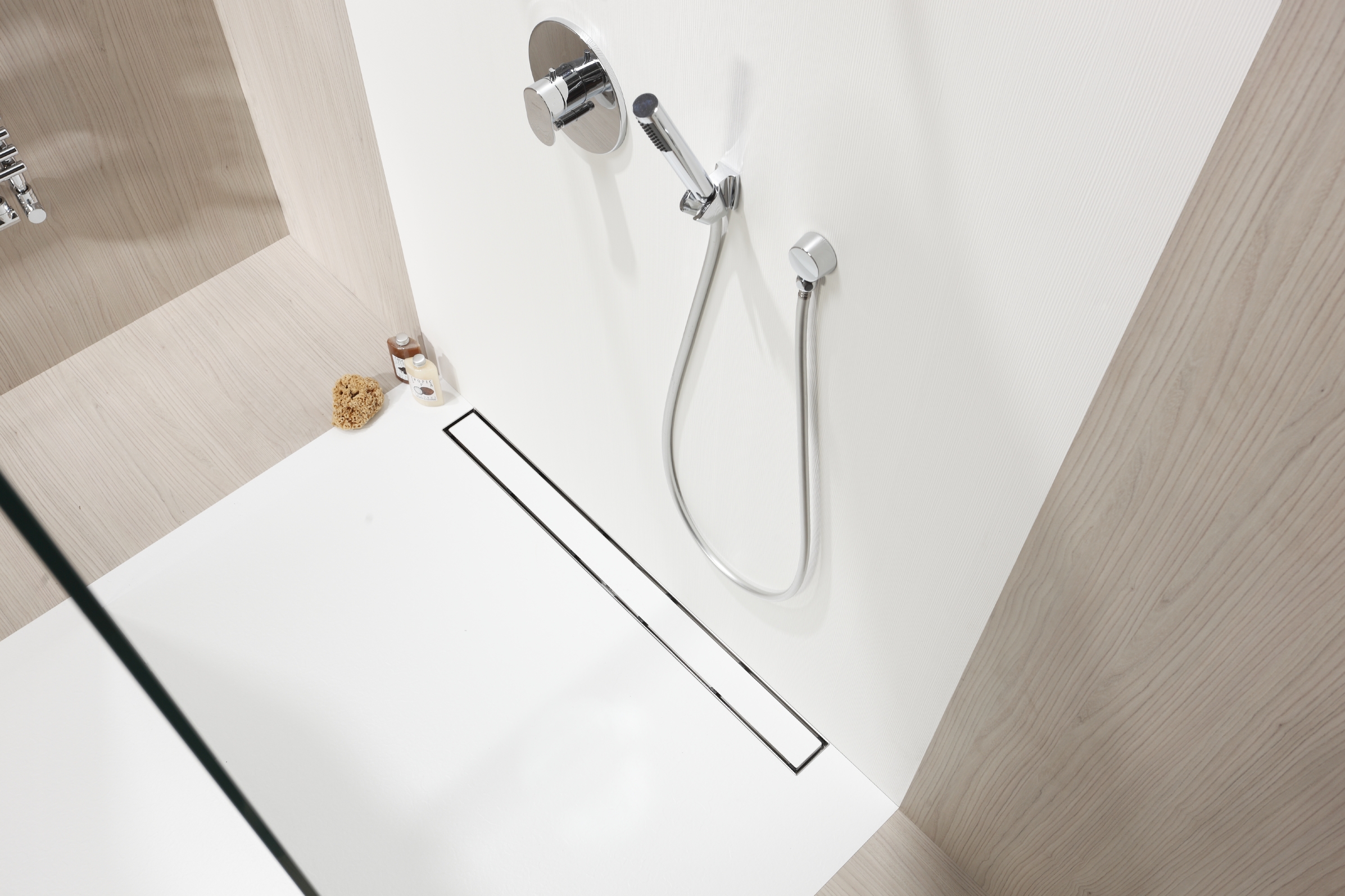 ACO ShowerDrain C rejilla de desagüe lineal 88.5 cm acero 9010.88.84