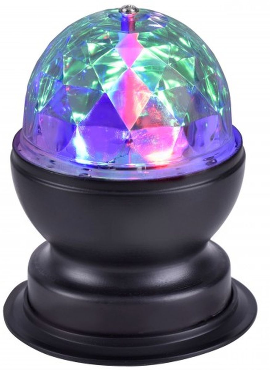 Just Light Disco lámpara de sobremesa 1x3 W negro 98035-18