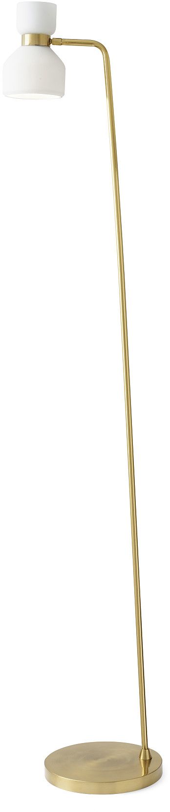 Miloox Fifty lámpara de pie 1x40 W blanco-oro 1744.18