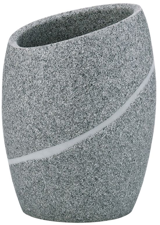 Kela Talus kubek na szczoteczki stojący szary 20256